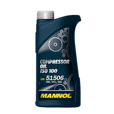 Масло для поршневых компрессоров Mannol COMPRESSOR OIL ISO 100 (1 литр)